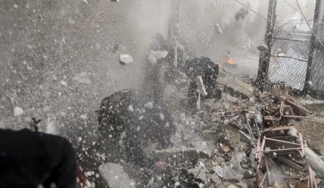 Syrien skada efter Israels bombanfall 4RTR3D5PK